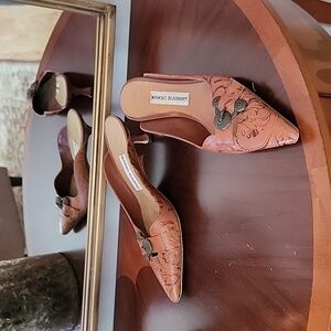 Manolo Blahnik mules